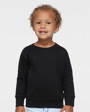 Load image into Gallery viewer, Custom Lake - Toddler Fleece Crewneck Sweatshirt - Black
