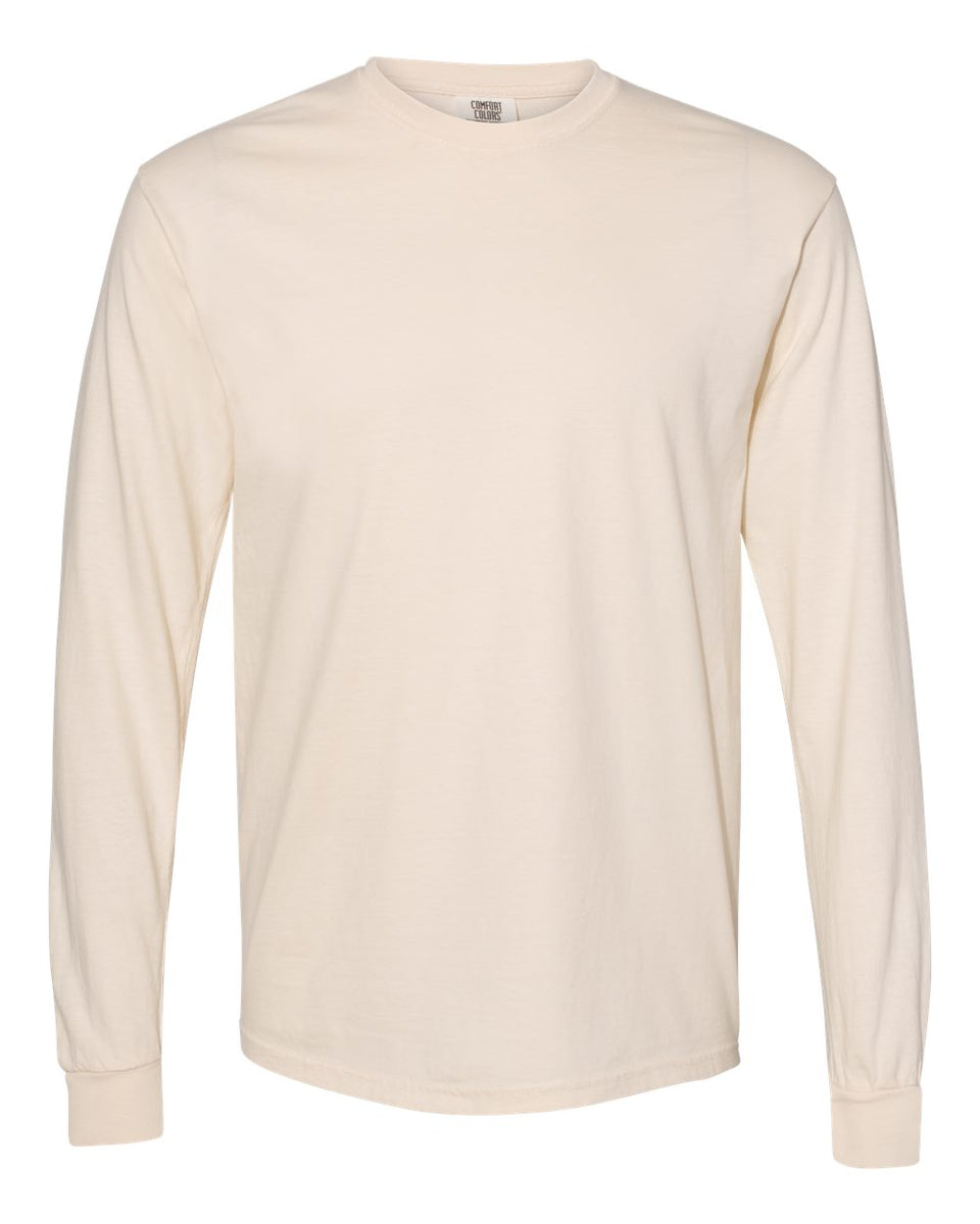 Custom Lake - Garment-Dyed Heavyweight Long Sleeve T-Shirt - Ivory –  Haliburton Lake Wear