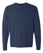 Load image into Gallery viewer, Custom Lake - Garment-Dyed Heavyweight Long Sleeve T-Shirt - Navy