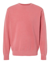 Load image into Gallery viewer, Custom Lake Vintage Pigment Dyed Crewneck Sweatshirt - Pink