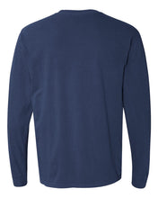 Load image into Gallery viewer, Custom Lake - Garment-Dyed Heavyweight Long Sleeve T-Shirt - Navy
