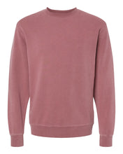 Load image into Gallery viewer, Custom Lake Vintage Pigment Dyed Crewneck Sweatshirt - Maroon
