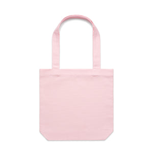Custom Lake - Canvas Carrie Tote - Pink