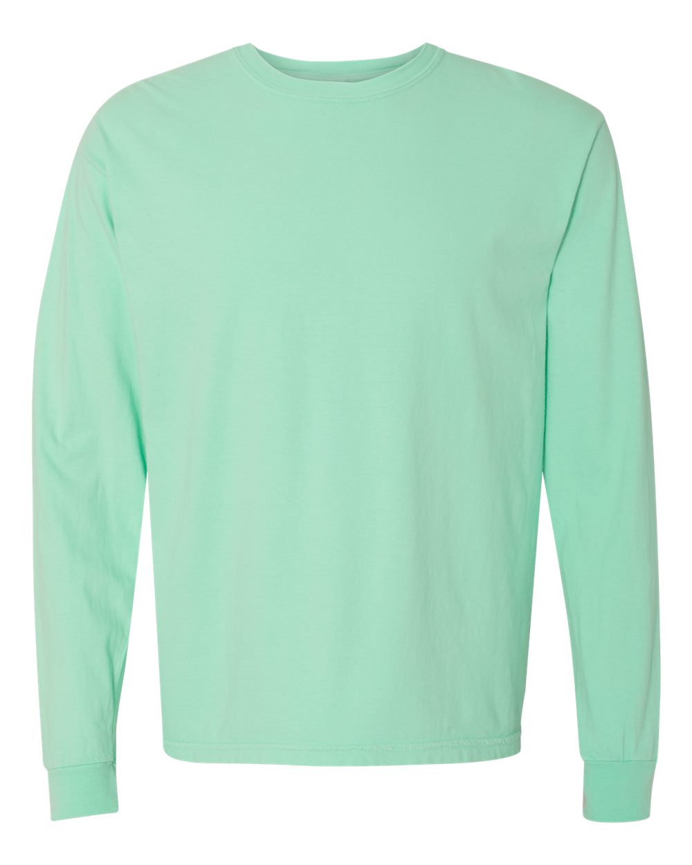 Custom Lake - Garment-Dyed Heavyweight Long Sleeve T-Shirt - Island Reef