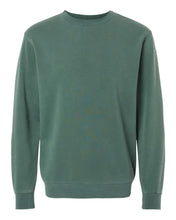 Load image into Gallery viewer, Custom Lake Vintage Pigment Dyed Crewneck Sweatshirt - Alpine Green
