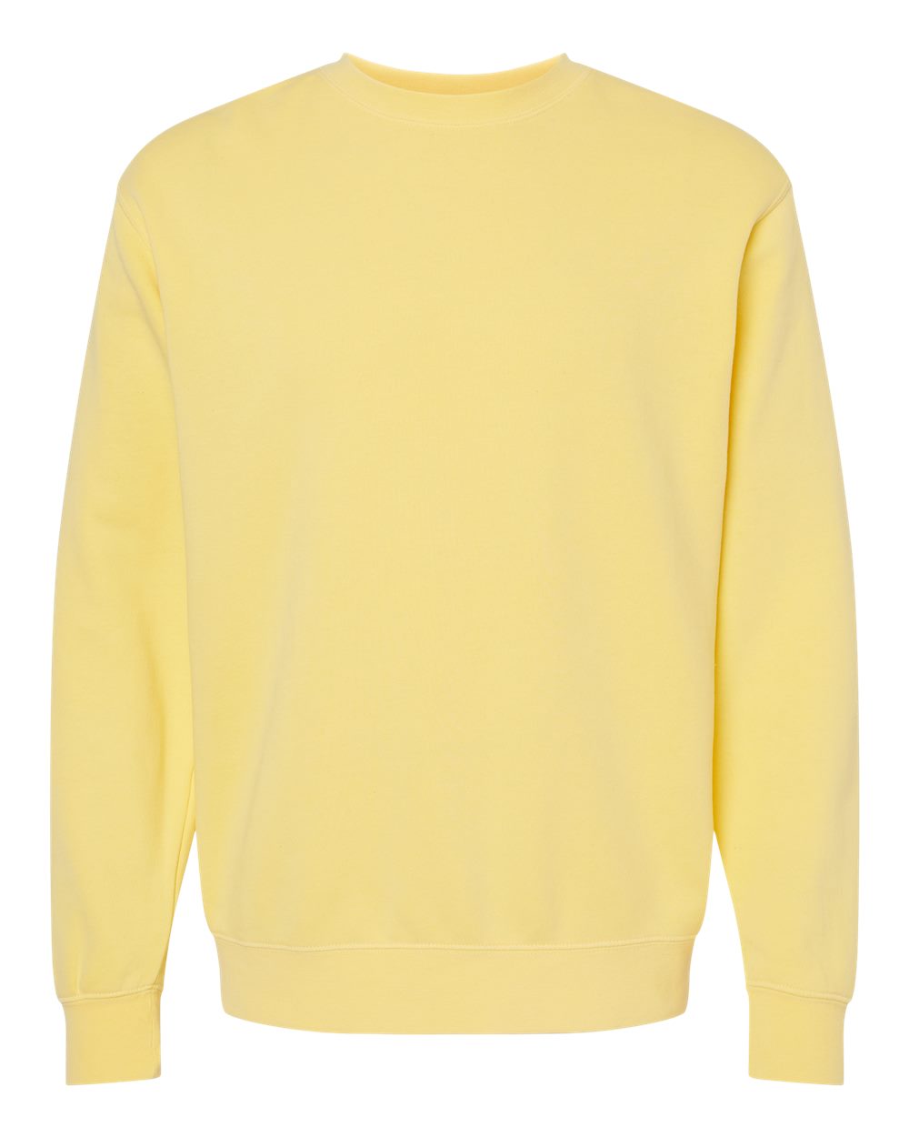 Custom Lake Vintage Pigment Dyed Crewneck Sweatshirt - Yellow
