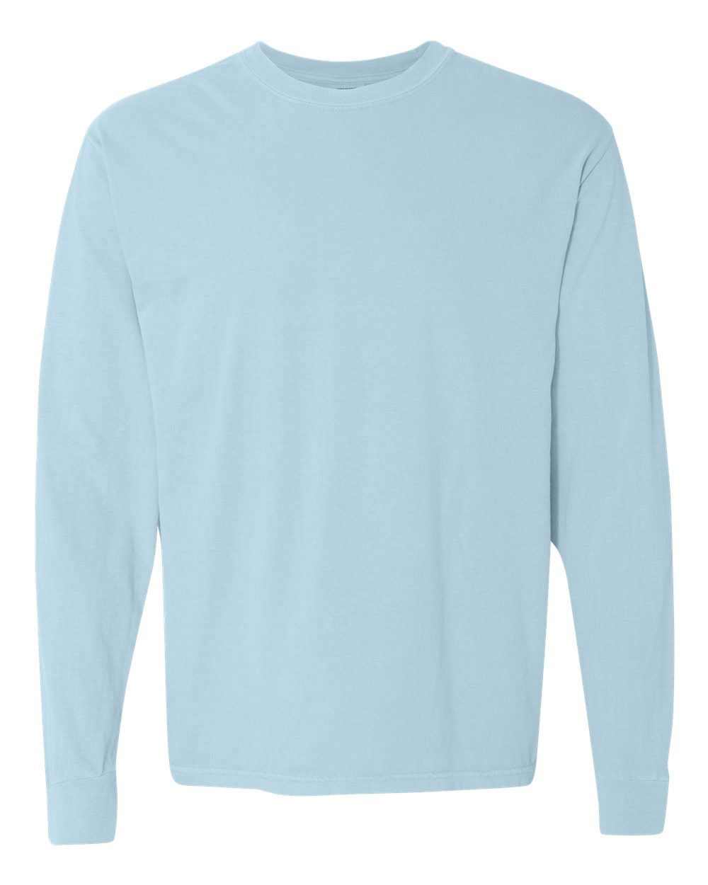 Custom Lake - Garment-Dyed Heavyweight Long Sleeve T-Shirt - Chambray