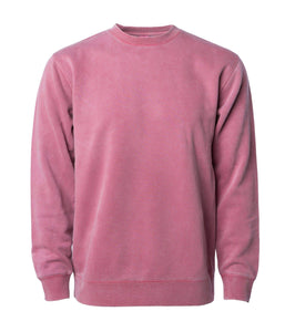 Custom Lake Vintage Pigment Dyed Crewneck Sweatshirt - Maroon